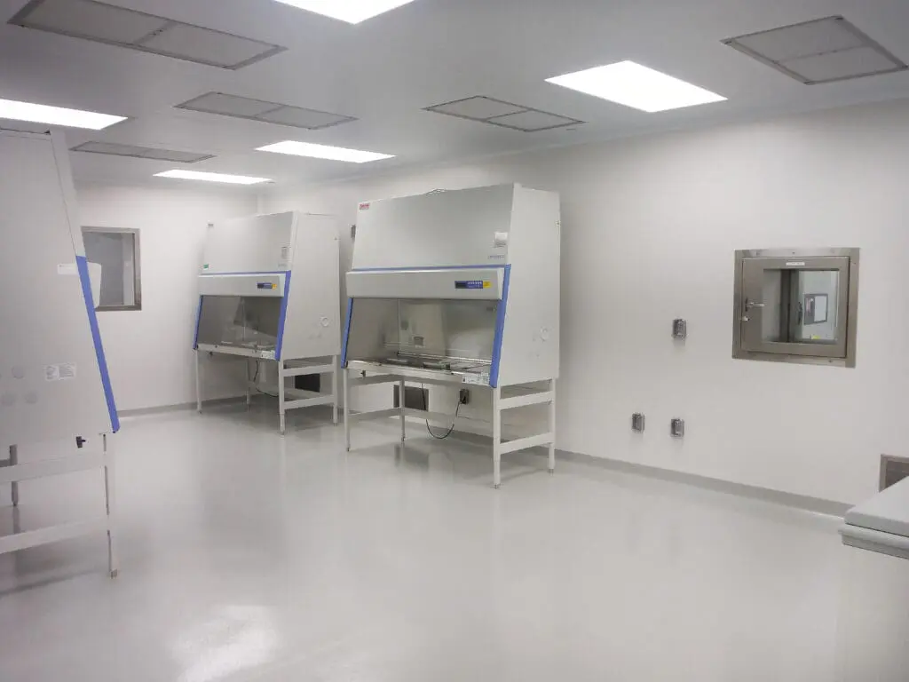 Image showing completed cleanroom with mechanical equipment by Hodess for Wuxi Apptec